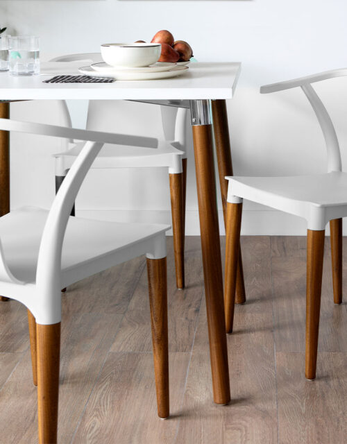 Mesa Camelia Wood Cuadrada - Imagen 3