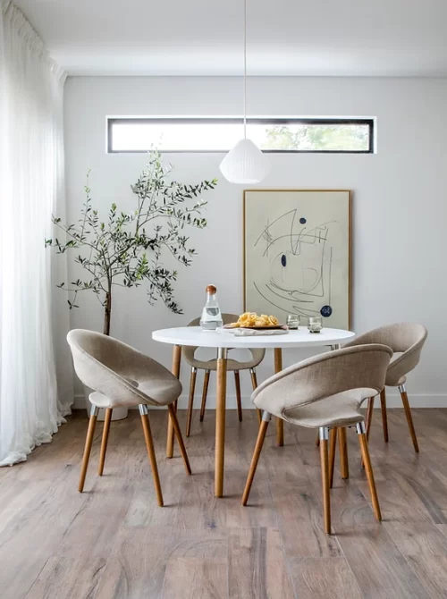 Mesa Camelia Wood Redonda - Imagen 2