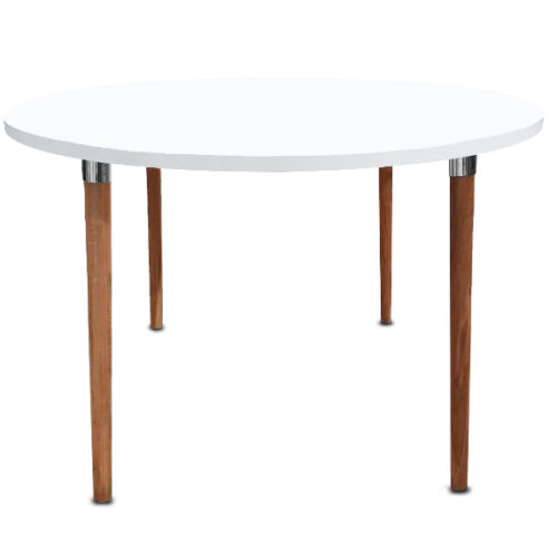 Mesa Camelia Wood Redonda